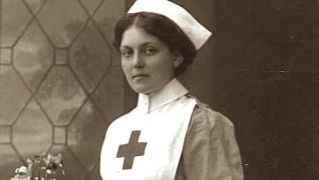 Violet Jessop volunteered as a nurse in World War I after surviving the Titanic sinking.