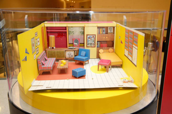 Barbie's Dreamhouse is pictured