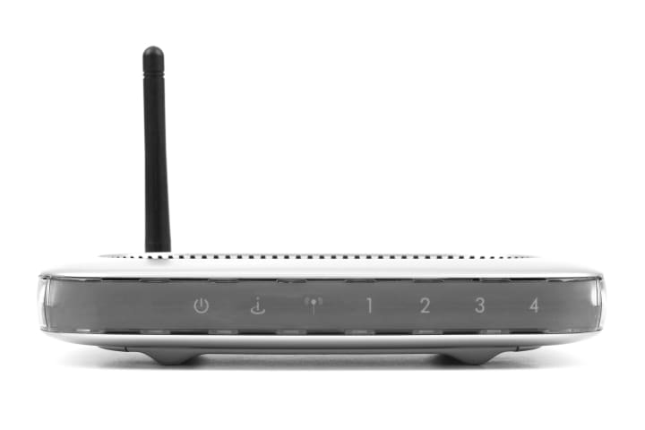 A router on a white background