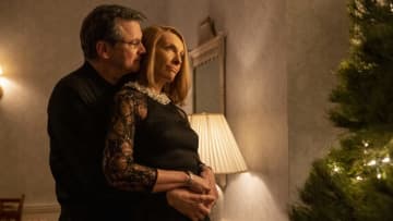 Colin Firth and Toni Collette star in The Staircase (2022).